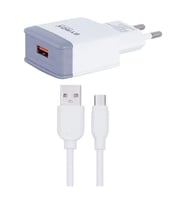 Syrox Q30 Mikro USB Girişli 3.0 Amper Hızlı Şarj Aleti ve Kablosu
