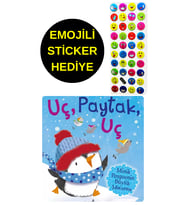 EMOJİLİ  STİCKER HEDİYE  - OKUL ÖNCESİ RESİMLİ KİTAPLAR  - UÇ PAYTAK UÇ