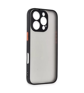 İphone 16 Pro Max Kılıf Montreal Silikon Kapak - Siyah