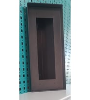 Açılı Diafon 15x35x10,5 Ap4 Zil Paneli, Metal Yön Çevirme Ve Koruma Kutusu Antrasit