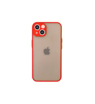 Newface Apple iPhone 14 Kılıf Montreal Silikon Kapak - Kırmızı