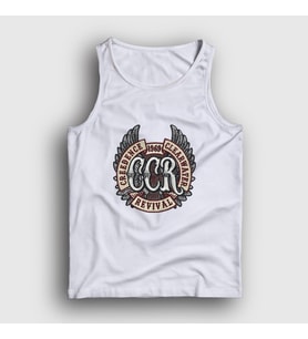 Presmono Unisex Beyaz Ccr Creedence Clearwater Revival Atlet 489550tt (Beyaz)