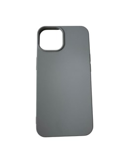 iPhone 14 ile Uyumlu Cappy Silikon Kılıf Gri