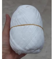 Angel Çanta Aksesuar Özel Sarım Rafya Beyaz Renk No:4