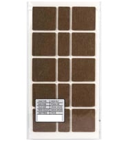 Gürçay Mobilya Altı Zemin Koruyucu Keçe 40x40mm (Kahverengi Açık)