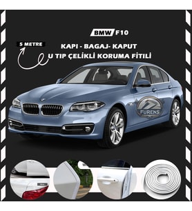 Bmw F10 Oto Araç Kapı Koruma Fitili 5metre Parlak Beyaz Renk