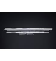 HYUNDAİ İ 20 UYUMLU CAM ÇITASI 6 PARÇA 2008-2014 PASLANMAZ KROM