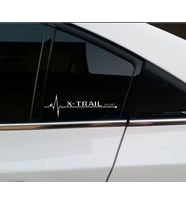 X-trail Yan Cam Sticker Oto Kapı Çıkartma Tuning oto 20 cm x 7 cm yazı 328