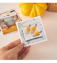 10x10 Kare Kart Foto Baskı - 12 Adet (Çok Renkli)