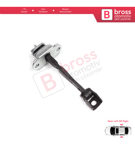 Skoda Octavia MK2 A5 1Z3 1Z5 2004-2013 1Z0839249D İçin Arka Sağ veya Sol Kapı Gergisi