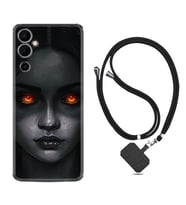 Tecno Pova Neo 2 Kılıf Resimli Boyun Askılı İpli Desenli Silikon Series Dark Woman 1887