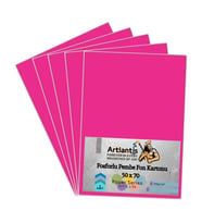 Fon Kartonu Fosforlu Pembe 50x70 5 Adet Artlantis Fosforlu Fon Kartonu Pembe 50*70 5 Adet (Neon Pembe)
