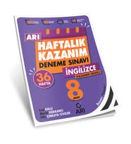 Arı Yayınları 8. Sınıf İngilizce Haftalık Kazanım Denemesi