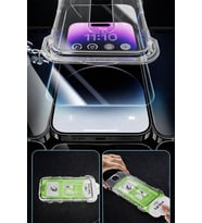iPhone 15 Pro Max Epro 5D Şeffaf Ekran Koruyucu Cam – Full Kaplama