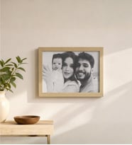 Modern Silver A4 Minimal Fotoğraf Çerçevesi – Gümüş Renk Dekoratif Model