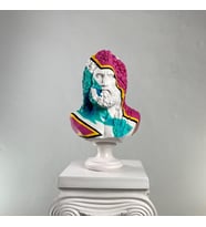 Zeus 'Rock'n Roll' Dekoratif Heykel, Pop Art Roma Yunan Heykelleri