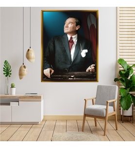 ÇERÇEVELİ ATATÜRK TABLO S605