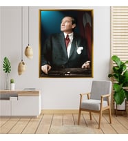 ÇERÇEVELİ ATATÜRK TABLO S605