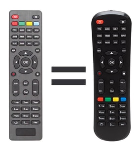 Ayt Magbox Forte Pluton Rowell RVL-9500 - Microstar Uyumlu HD Uydu Kumandası Uzaktan Kumanda