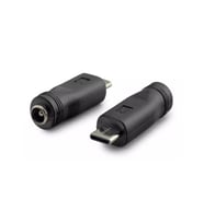 Hadron HDX1340 DC Jack Dönüştürücü 5.5x2.5mm Dişi to USB Type-C Erkek - 1 Adet