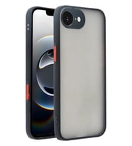 Pilelistore   iPhone 16E Kılıf Montreal Silikon Kapak - Siyah