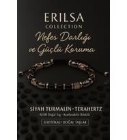 Sertifikalı Nefes Darligi ve Astım Bilekliği - Siyah Turmalin ve Terahertz Dogal Tas 6 mm (Çok Renkli)