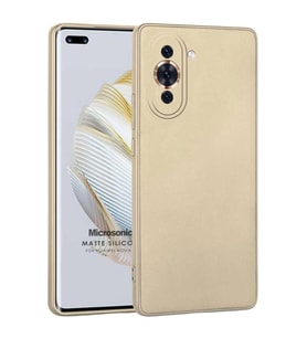 Microsonic Matte Silicone Huawei Nova 10 Pro Kılıf Gold
