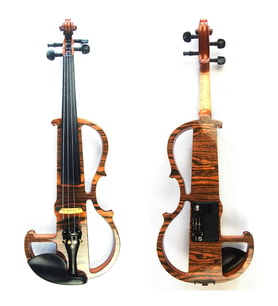 Kinglos KNG MWDS-1902 Elektro Keman 4/4 (Profesyonel - Silent) Kulaklık Çıkışlı Sessiz Çalışma Modu, Modern Tasarım, Taşıma Çantalı Set