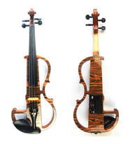 Kinglos KNG MWDS-1902 Elektro Keman 4/4 (Profesyonel - Silent) Kulaklık Çıkışlı Sessiz Çalışma Modu, Modern Tasarım, Taşıma Çantalı Set