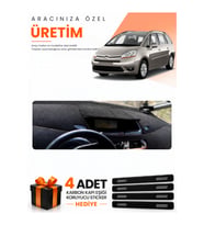 CITROEN C4 GRAND PİCASSO (2007-2013) Uyumlu Torpido Koruma Örtüsü Oto Kılıfı - Siyah