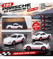 1/64 911 Carrera RS 2.7 Lightweight White/Red (adet fiyatıdır)