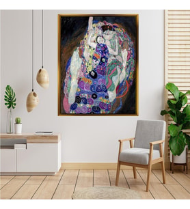 Tablore Gustav Klimt Bakireler Tablosu Çerçeveli Kanvas Tablo Modern Sanat Salon Dekoru