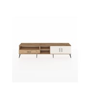 Arges TV Ünitesi 3 Raflı Tek Çekmeceli 2 Kapaklı 220x30x51 Çam-Aytaşı/Çam