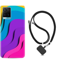Vivo Y11S Y21S Y20 Y20S Y70 Kılıf Boyun Askılı Silikon Renk Cümbüşü 1631