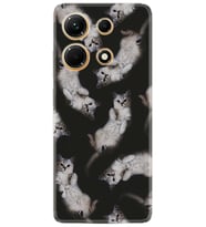 Infınix Note 30 Kılıf Silikon Desen Özel Seri Sevimli Kedicikler 1785