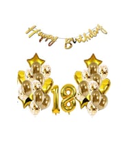 Çıtıpıtıstore 18 Yaş Doğum Günü Balon Set