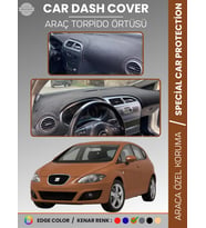 SEAT LEON (2005-2012) Torpido Örtüsü Ön Göğüs Halı Torpido Koruma Birebir Uyum Kaymaz UV Koruma