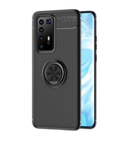 Huawei P40 Pro Kılıf Range Yüzüklü Silikon - Siyah
