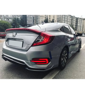 Honda Civic Fc5 Turbo Arka Ek Karlık Mat Siyah Plastik
