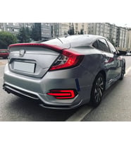 Honda Civic Fc5 Turbo Arka Ek Karlık Mat Siyah Plastik