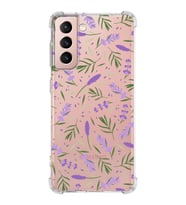 PrintiFy Samsung Galaxy S21 Uyumlu Water Color 3 Baskılı Şeffaf Köşe Korumalı Antişok Kılıf