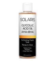 Solaris Gözenek Sıkılaştırıcı Ve Arındırıcı Tonik 200 ml Glycolic Acid 5% Aha Bha
