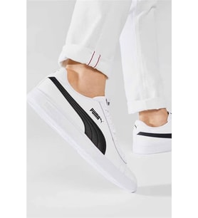 Puma Smash 3.0 Buck Mens Sneaker White Erkek Günlük Spor Ayakkabı Beyaz