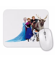 Elsa Kristoff Anna Olaf Film Frozen Mouse Pad