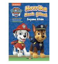 Paw Patrol Havrika Renk Şöleni Boyama Kitabı