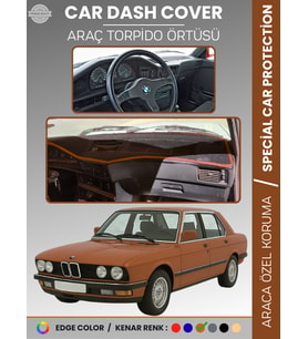 BMW E28 5 SERİSİ (1981-1988) Torpido Örtüsü Ön Göğüs Koruma Torpido Koruma Tam Uyum Çatlamayı Önler