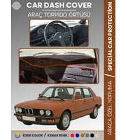 BMW E28 5 SERİSİ (1981-1988) Torpido Örtüsü Ön Göğüs Koruma Torpido Koruma Tam Uyum Çatlamayı Önler