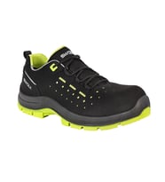 Swolx Suet Microfiber-S1 Unisex İş Güvenliği Ayakkabısı COMBO-X-110 Siyah