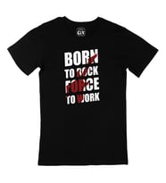 Born To Rock Force Siyah Tişört