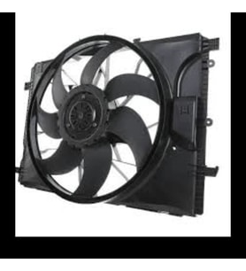 Mercedes W204 W212 600W 4MATIC 2009-2013 FAN Motoru Davlumbazli 480MM 4FIS 600W 7KANAT A2045000493 W